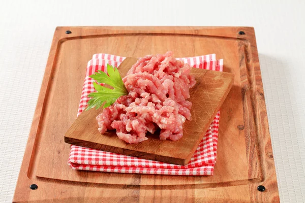 Carne picada fresca —  Fotos de Stock
