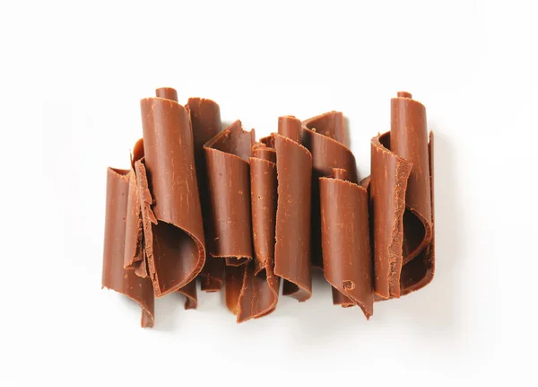 Chocolade krullen — Stockfoto