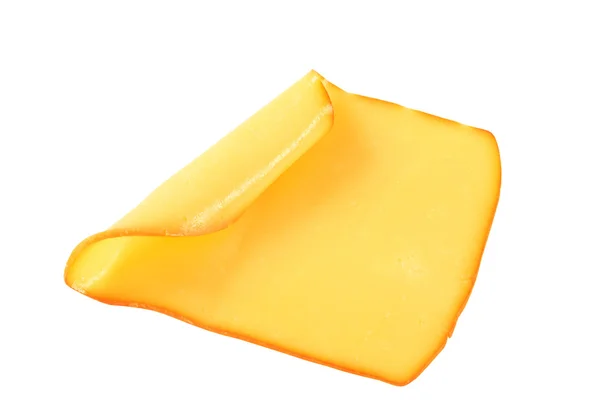 Scheibe geräucherter Käse — Stockfoto