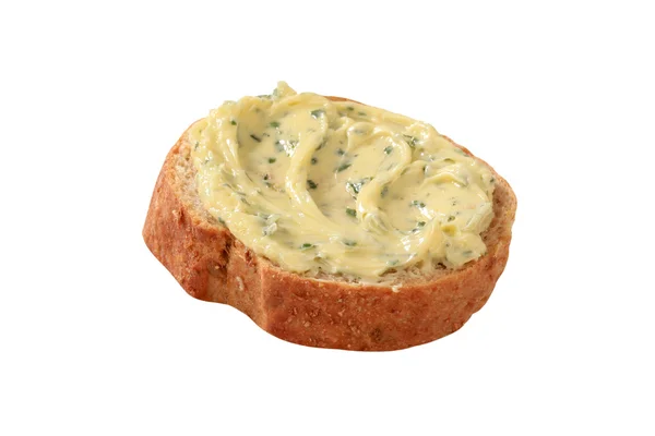 Pão e manteiga de ervas — Fotografia de Stock