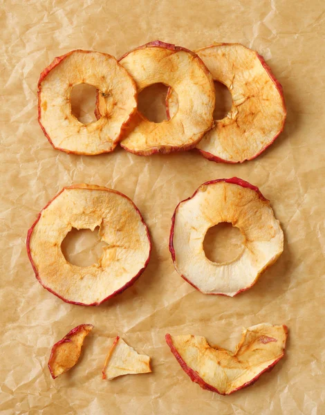 Äpple chips — Stockfoto