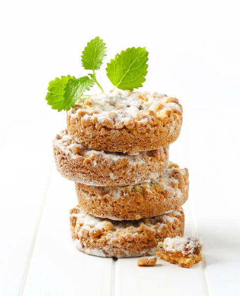 Galletas de manzana desmenuzadas — Foto de Stock