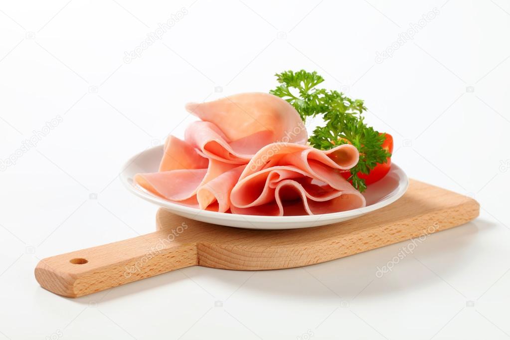 Sliced ham