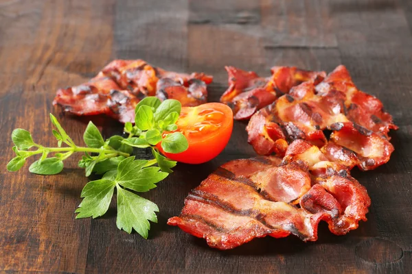 Grilled thin sliced pork — Stock Photo, Image