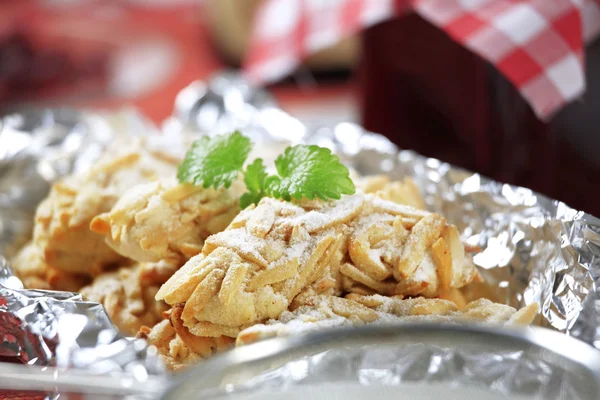 Almond crescents — Stock Photo, Image