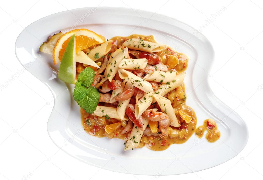 Sweet and sour pasta dish Stock Photo by ©ajafoto 40960341