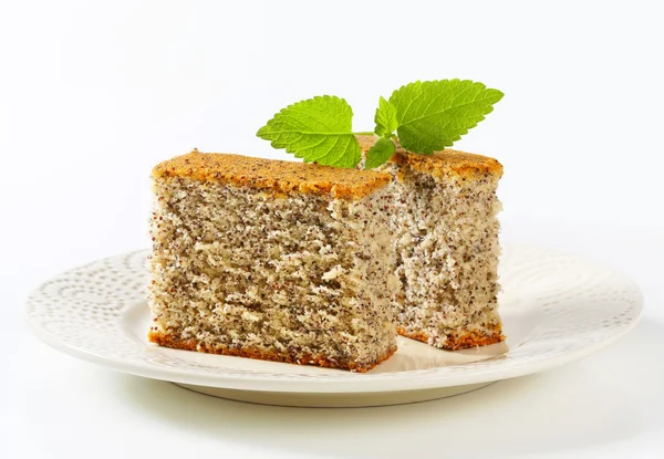 Poppy Seed Cake — Stock Photo, Image