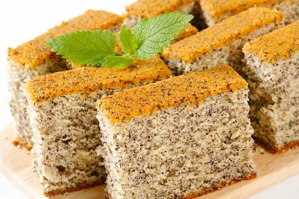 Poppy seed tårta — Stockfoto