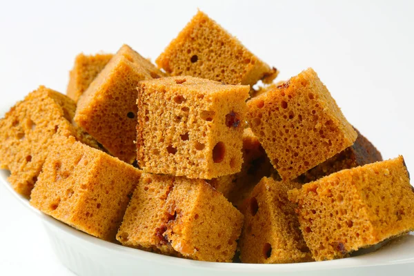 Diced gingerbread cake — Stock Photo, Image
