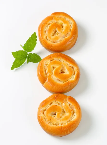 Apple puding pinwheels — Stock Fotó