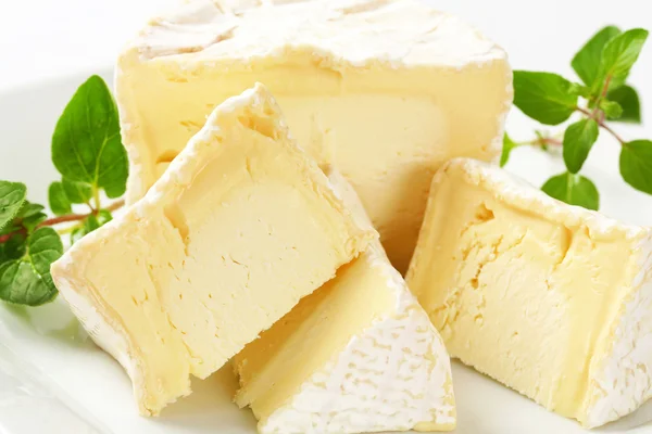 Chaource peyniri — Stok fotoğraf