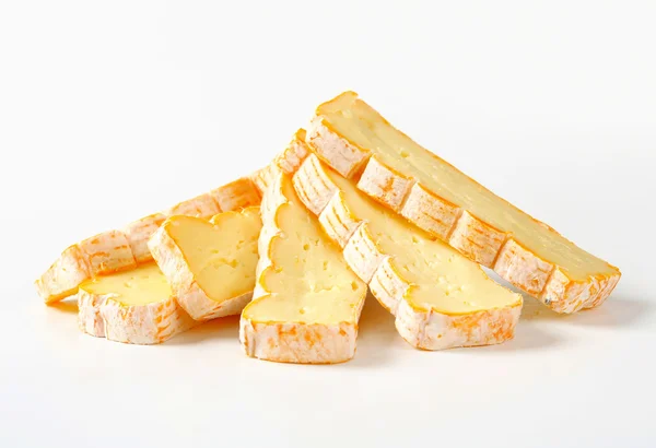 French washed rind cheese — Stock Photo, Image