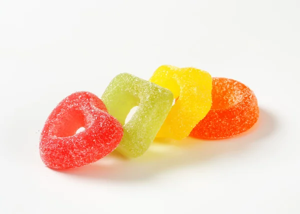 Gyümölcs zselés cukorka — Stock Fotó