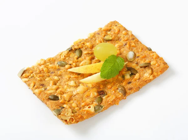 Cracker di cheddar di semi di zucca — Foto Stock