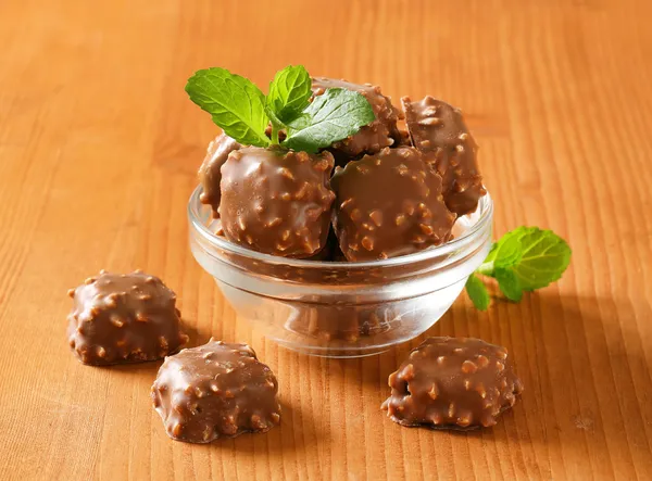 Chocolate pralines — Stock Photo, Image