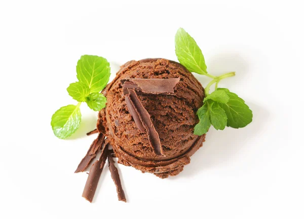 Chocolate ice cream — Stock Photo, Image