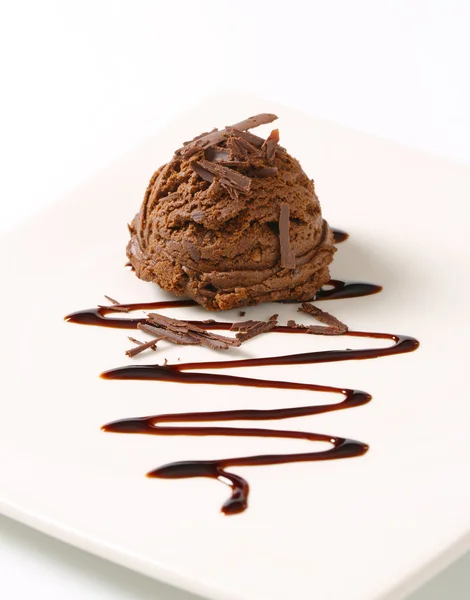 Chocolate ice cream — Stock Photo, Image