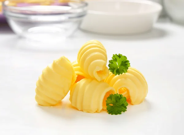 Butter curls — Stock Photo, Image