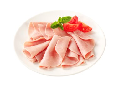 ince dilimlenmiş jambon