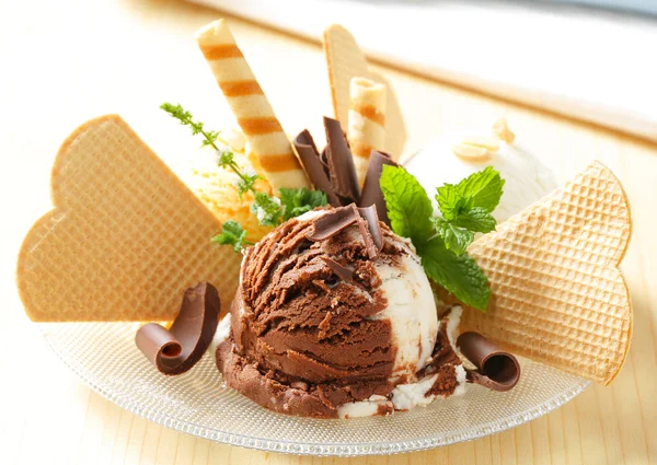아이스크림 디저트 — 스톡 사진