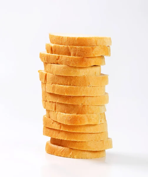 Sliced white bread — Zdjęcie stockowe