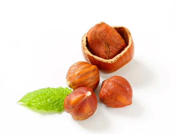 Fresh hazelnuts — Stock Photo, Image