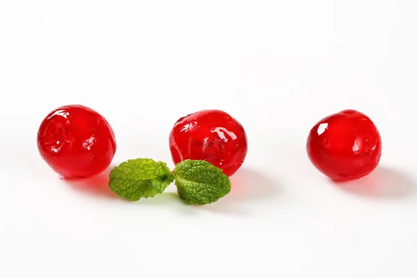 Red Glace Cherries — Stock Photo, Image