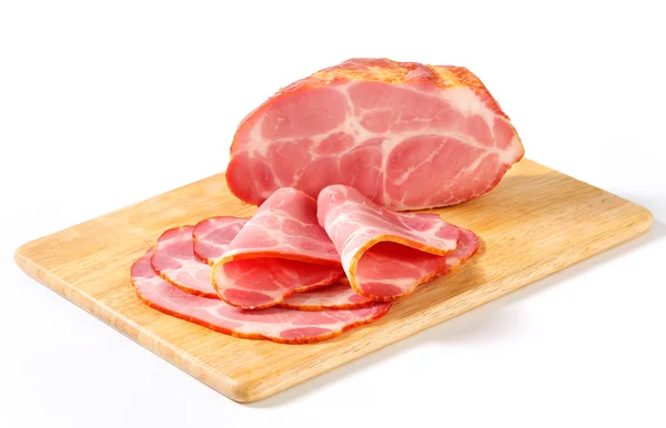 Geräucherter Schweinenacken — Stockfoto