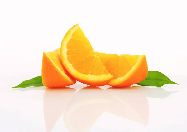 Orange wedges — Stock Photo, Image