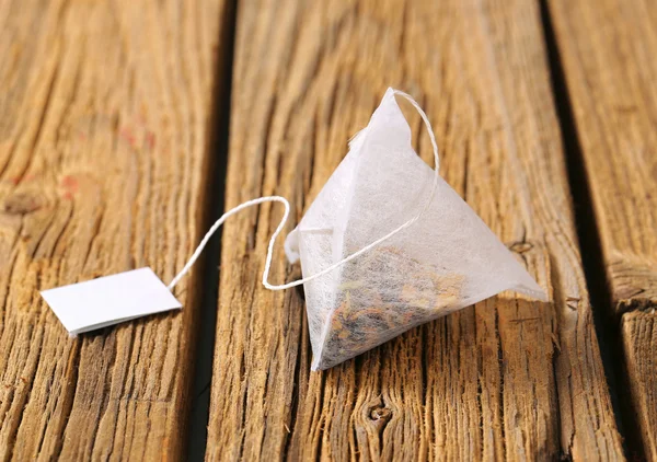 Pyramid tea bag — Stock Photo, Image