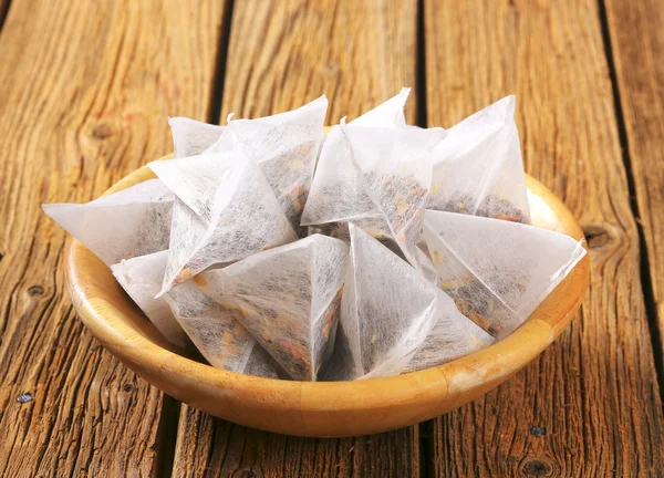 Jasmine tea bags — Stock Photo, Image