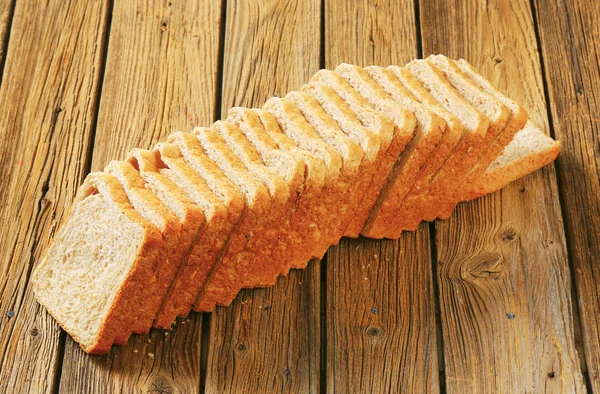 Whole wheat sandwich bread — Stock Photo, Image