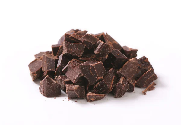 Chopped chocolate — Stock Photo, Image