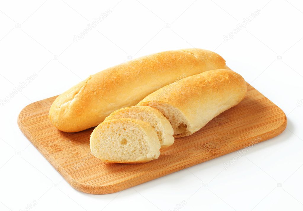 White bread rolls