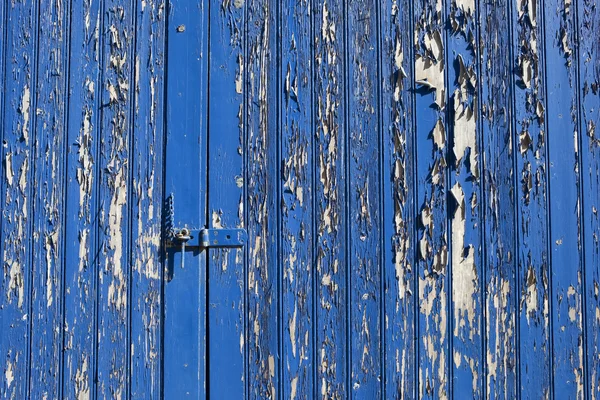 Velha porta azul — Fotografia de Stock