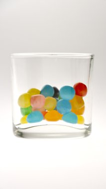 klişe şeker kavanozuna şekerler