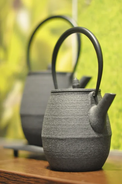 Iron asian teapot — Stock Photo, Image