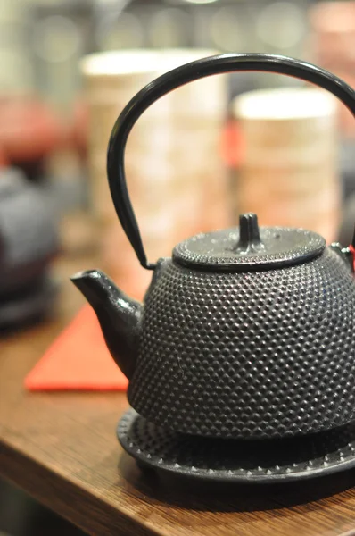 Iron asian teapot — Stock Photo, Image