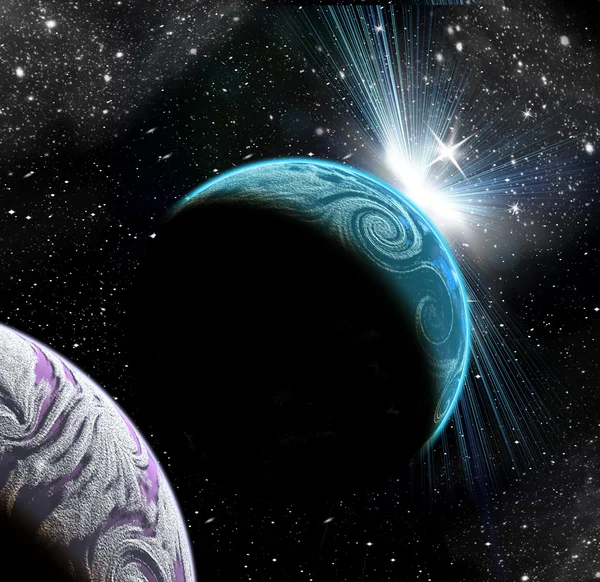 gezegenlerin uzayda galaxes