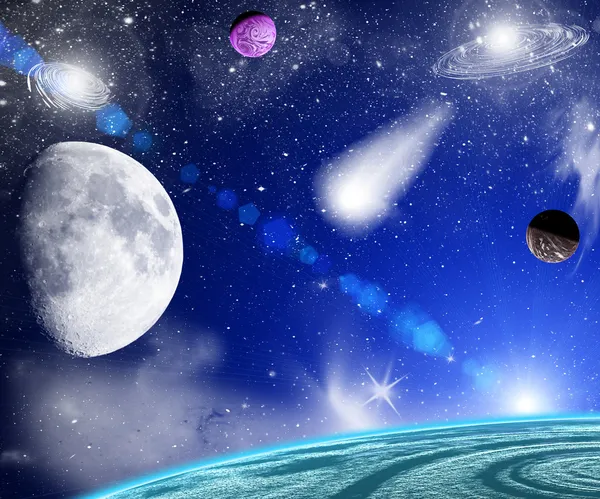 Planets in space — Stock Photo, Image