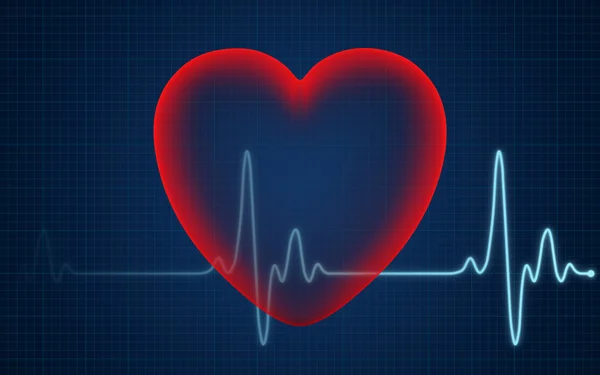 Heart beating — Stock Photo, Image