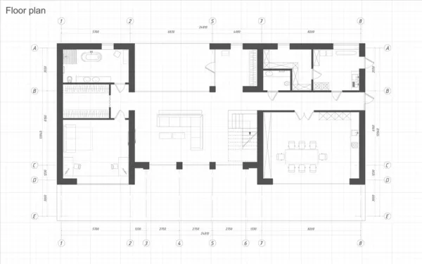 Floor plan — Stock Photo, Image