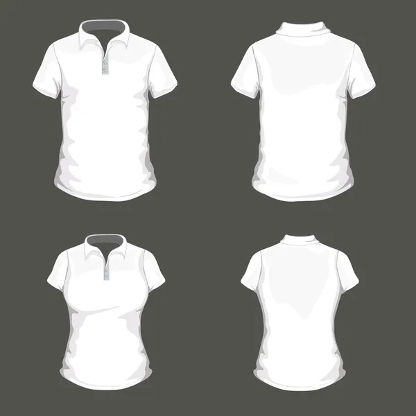 Modelo de Design de Camisa Polo — Vetor de Stock