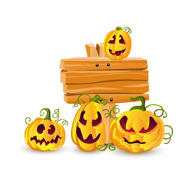 Feliz Halloween. — Vector de stock