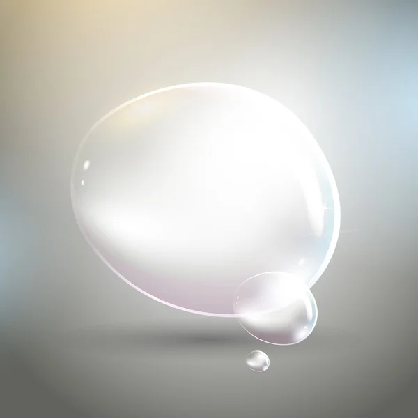 Hafif bir bubbles — Stok Vektör