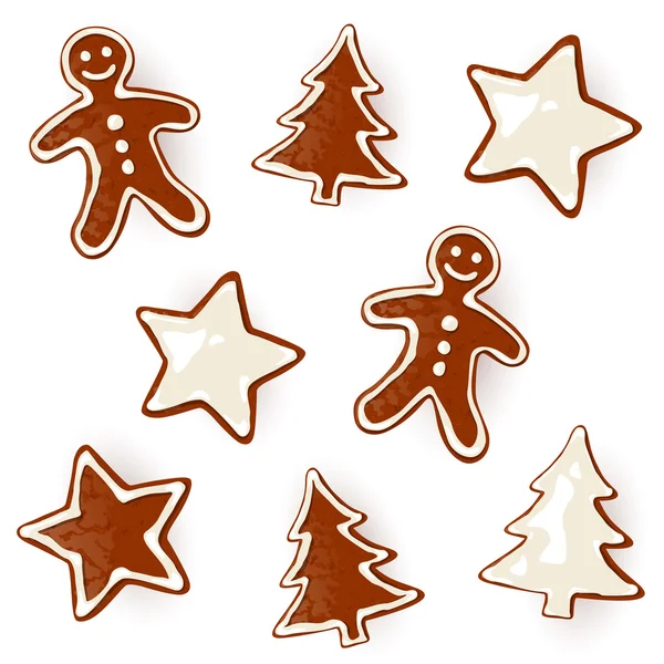 Christmas Pastries — Stock Vector