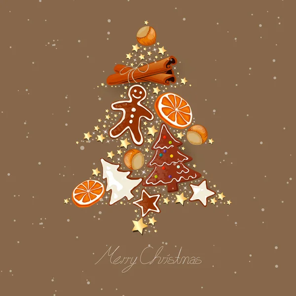 Árbol de Navidad — Vector de stock