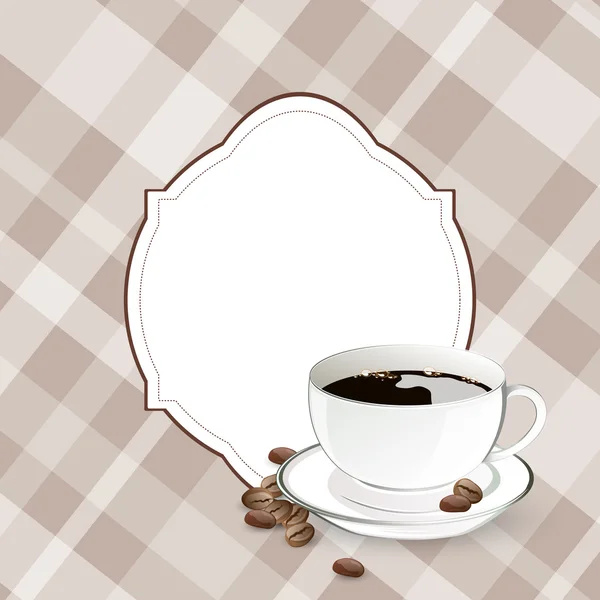 Tazza di caffè — Vettoriale Stock