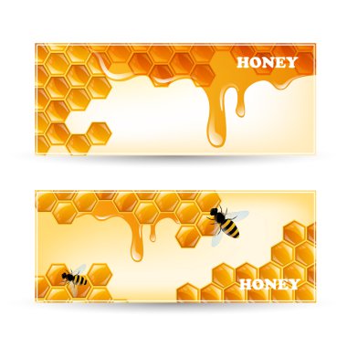 Honey Banners clipart