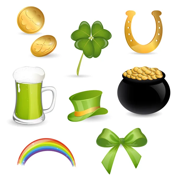 Saint Patrick's Day Symbols — Stock Vector